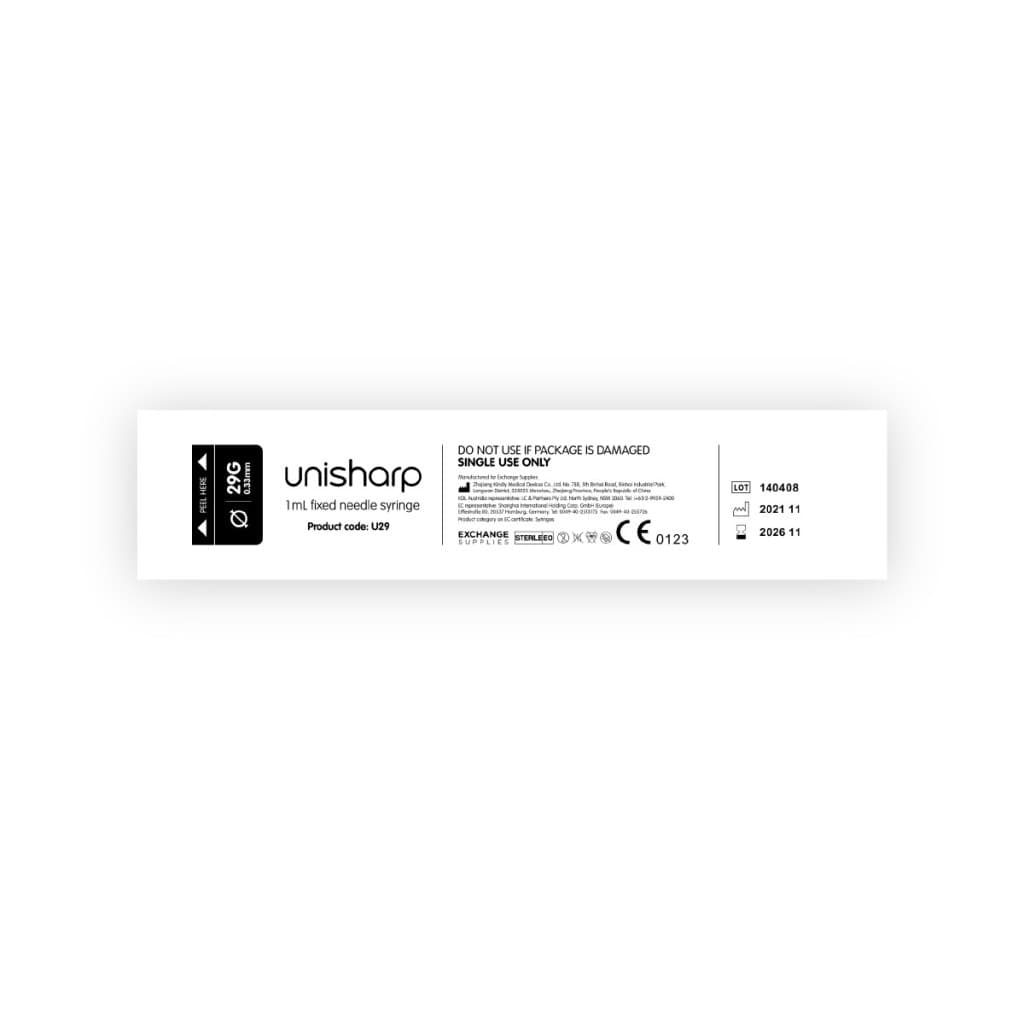 Insulin Syringes 1mL 29G × 100 view 4