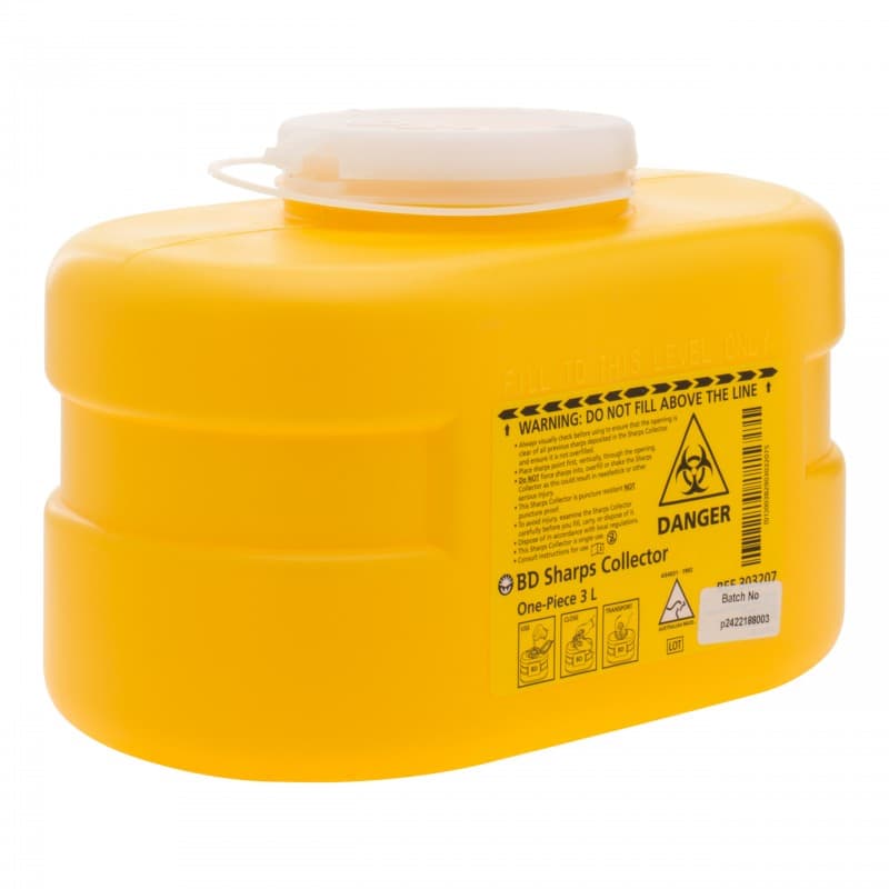 Sharps Collector Bin 3L