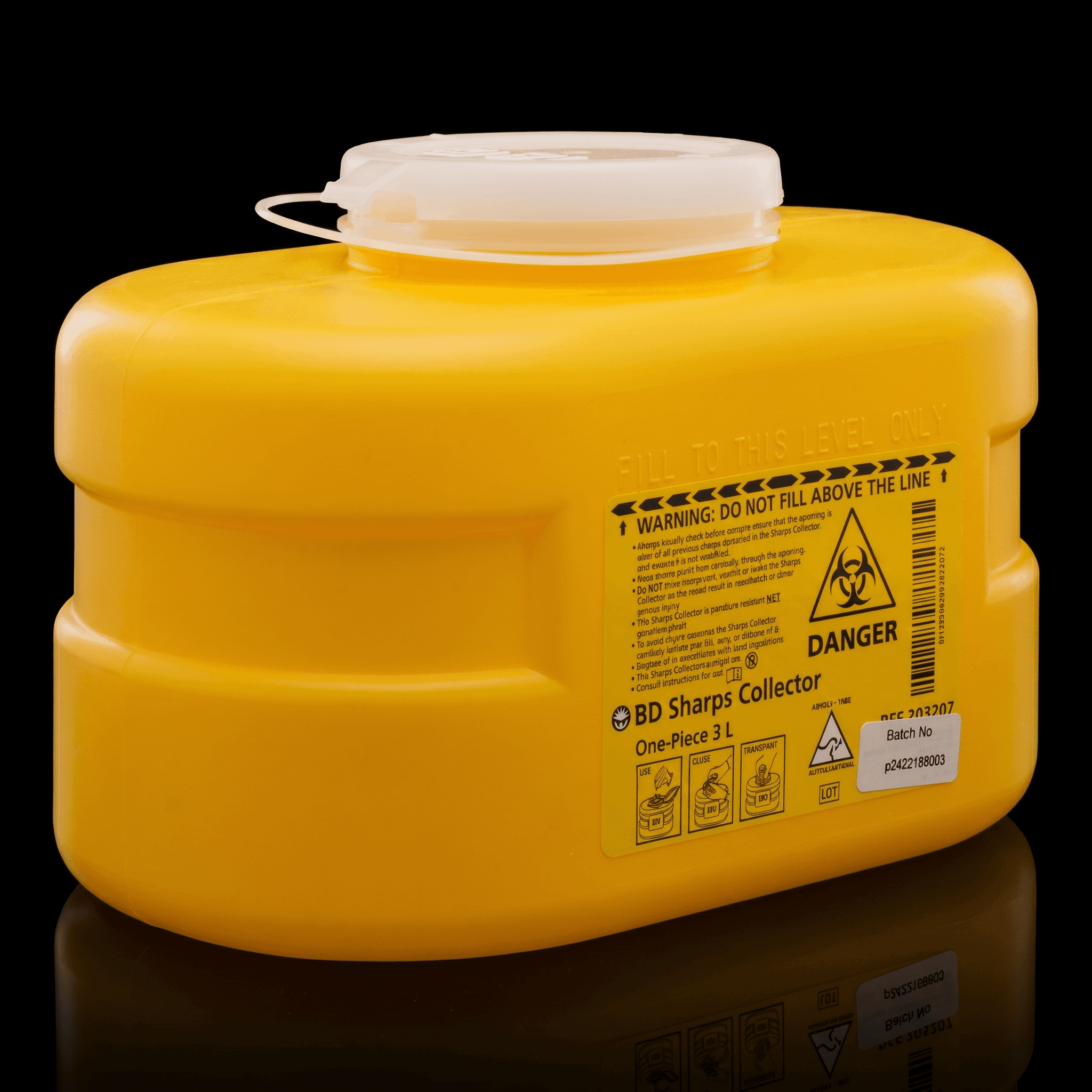 Sharps Collector Bin 3L